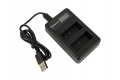 Dual Charger for Canon LP-E10