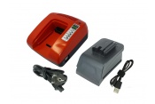 Battery Charger for MILWAUKEE 48-11-1000, 48-11-1014, 48-11-1024,48-11-1900, 48-11-1950, 48-11-1960, 48-11-1967, 48-11-1970,48-11-2200, 48-11-2230, 48-11-2232