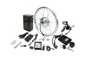 DIY Conversion Kit for Brompton Folding Bike, 36V 8.7Ah/313.2Wh 75mm mini hub in 16x13/8" wheel