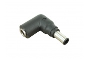 C6 DC Power Connector Tip - 6.5 x 4.5mm Male Connector with Center Pin to 5.5 x 2.5mm Female Jack